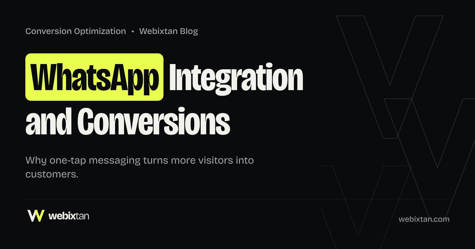 How WhatsApp Integration Boosts Your Website's Conversion Rate